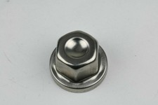 1 Silver Locking wheel nut