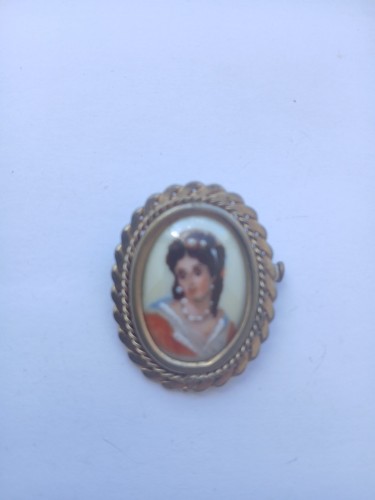 Vintage limoges brooch - limoges, pin