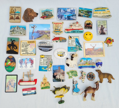 Job lot fridge magnets - job,