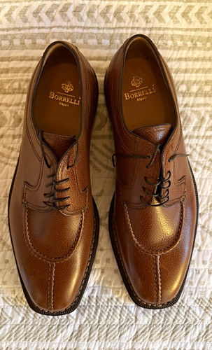 Borrelli napoli brown leather - borrelli,