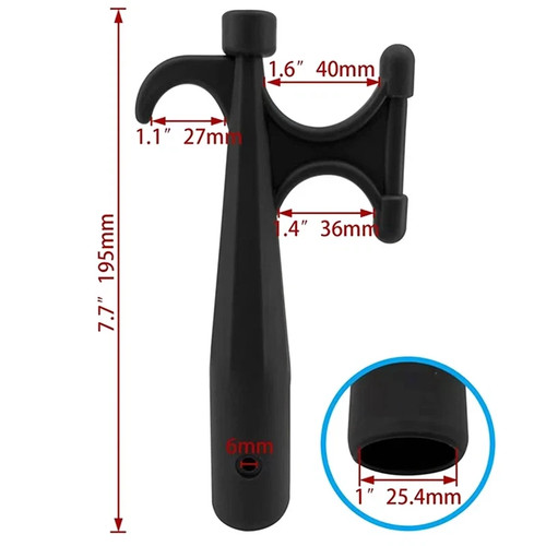 Nylon boat hook - nylon, rust-resistant