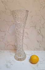 Vintage Antique Cut Glass Vase