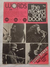 Words record song book - record,