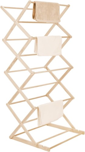 Wooden clothes airer - wooden,