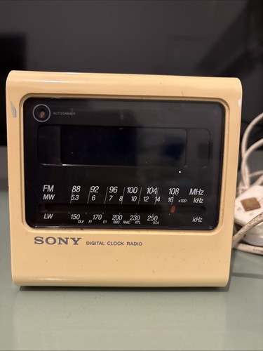 Sony digicube radio alarm - sony,