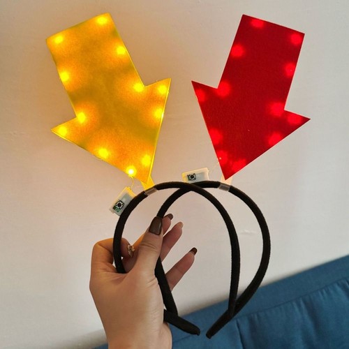 Light arrow headband - up,