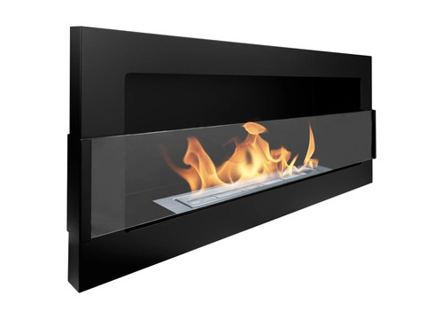 90cm black wall mounted - black,