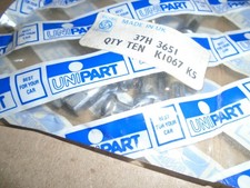 NOS, bag of ten, WIRE WHEEL SPOKE NIPPLE, AUSTIN HEALEY SPRITE, MG MIDGET, MGB..