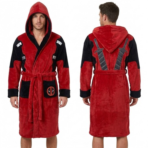 Deadpool dressing gown with - deadpool,