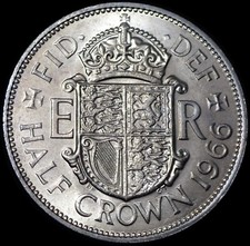 UK Half Crown 1966 Elizabeth