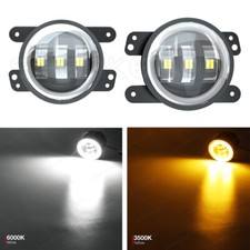2x 4"inch Round LED Fog Lights