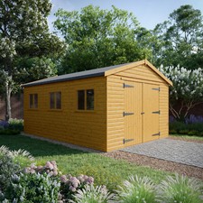Wooden Garage 16mm T&G Timber