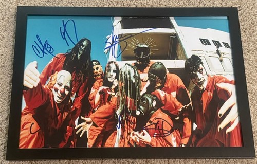 Slipknot band signed - slipknot,