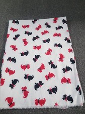 scottie dog fabric brushed cotton