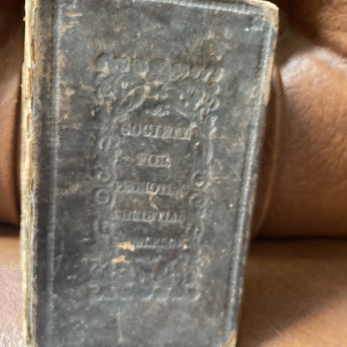 Antique 1852 holy bible old - antique,