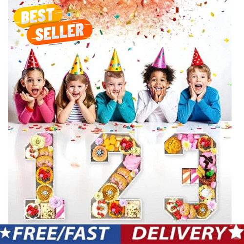 Fillable number candy box - fillable,