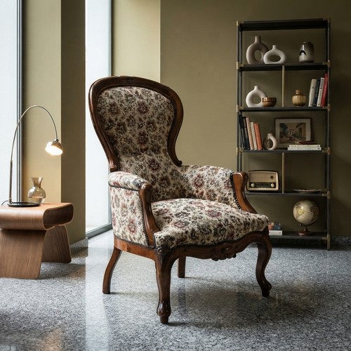 Antique bergère armchair - antique,