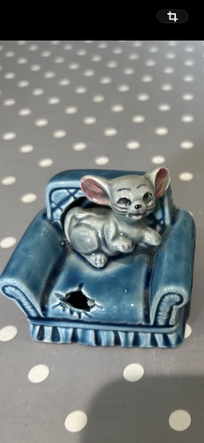 Vintage ceramic mouse - mouse, on