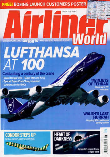 Airliner world magazine - airliner,