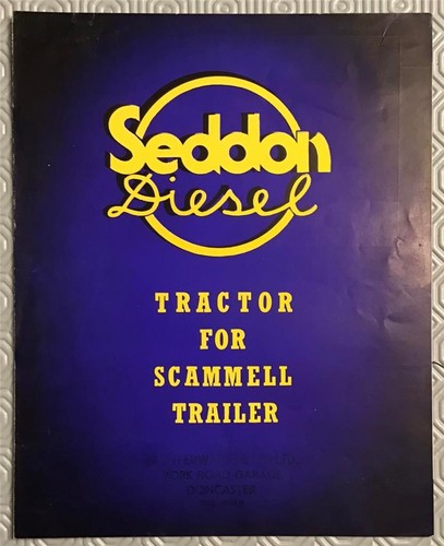 Seddon diesel tractor for - mk,