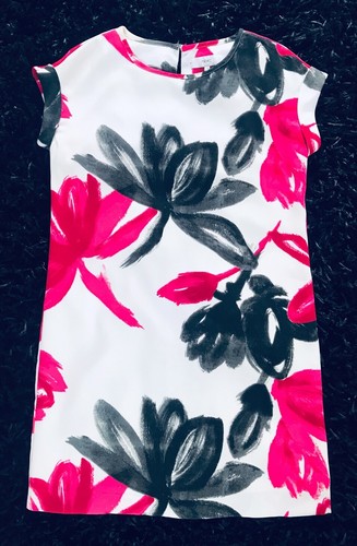 Dress white pink - dress,