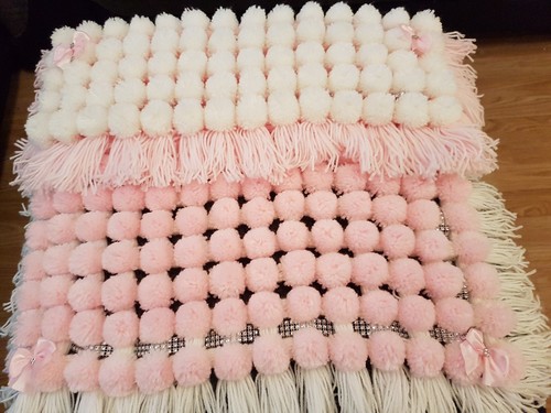 Beautiful pom pom turnover