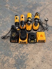 Dewalt drills battery chargers DE9116 DE9118 DE9062 DE9098 batteries LOT