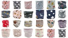 Kid Winter Scarf Neck Warmer Bandana Snood Boy Girl Age 1-8 Animal Cartoon