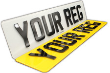 4D Number Plates - MOT & DVLA Compliant - Car Reg Plates - UK GB EV 2D 3D 4D