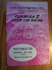 01/08/1964 WEYMOUTH SPEDEWORTH