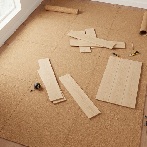 Cork underlay roll 2mm - cork, 2mm/3mm