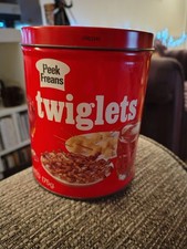 Vintage 1960s/70s Twiglets Tin advertising/storage