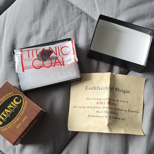 Rms titanic coal - rms, collectors
