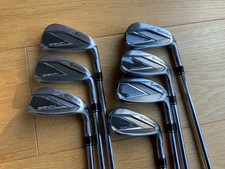 TAYLORMADE STEALTH IRONS 5-AW REGULAR STEEL  SHAFTS - N.S.PRO TOUR 105
