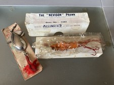 2 VINTAGE ALLCOCK FISHING LURES.