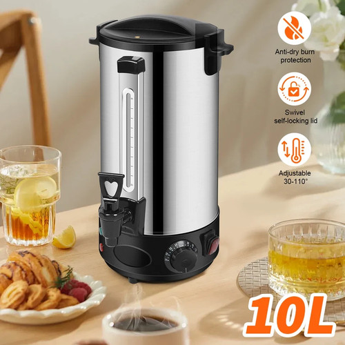 Stainless steel tea urn - urn, 10l
