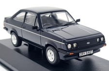 Vanguards 1/43 Ford Escort MK2 RS2000 Midnight Blue Smallest Cog Scale Model Car