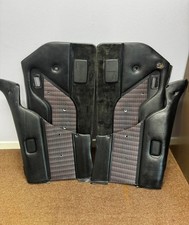 Ford Capri Mk3 Laser Red and Black Door Card Set