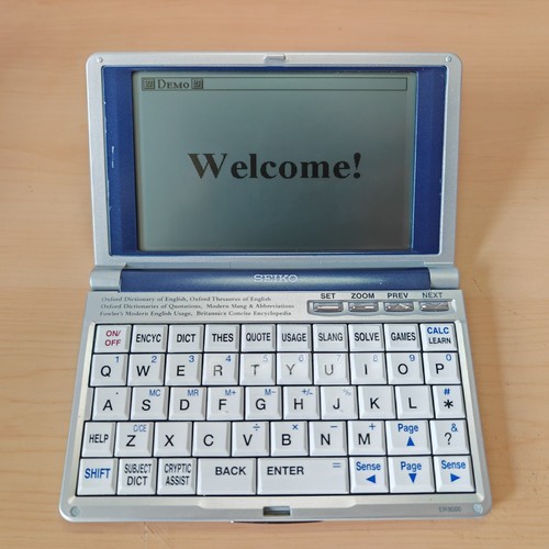 Seiko er9000 dictionary - er9000,