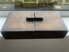 VINTAGE WOODEN SEWING STORAGE