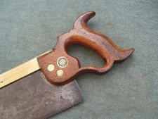 14" Brass backed Tenon saw by S Wilson, Ipswich.