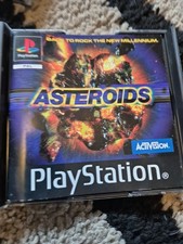 Asteroids Game for Sony PlayStation 1 PAL Version with Case and Manual