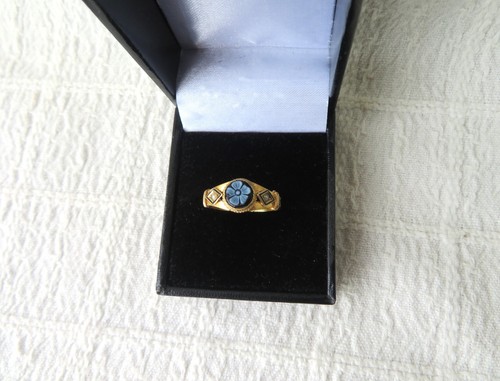 Antique 15ct gold onyx - antique, seed