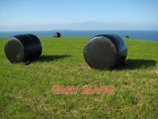 PHOTO  SILAGE BALES ABOVE