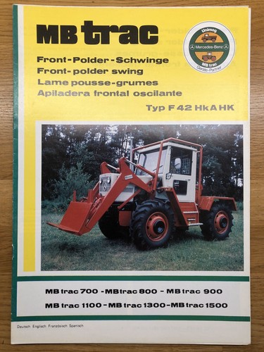 Trac front loader leaflet - front,