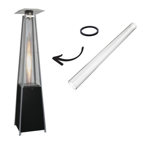 Patio heater glass tube - heater,