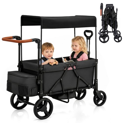 Folding stroller wagon - folding,