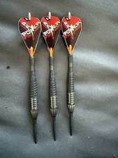 Phil Taylor G11 26g Tungsten Darts. With Gold Shaft Tops And Vapor Power Flights