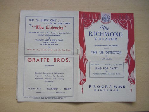 Programme richmond theatre - richmond, the