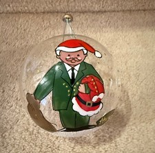 Vintage Rare Harrods Christmas Bauble 1988